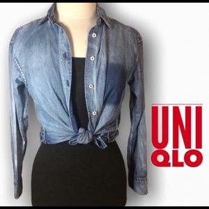 Uniqlo Chambray Shirt NEW